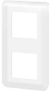 Legrand 078822L Mosaic Plaque de Finition Verticale pour 2x2 Module, Blanc