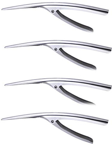 Lot de 3/4 Éplucheur crevettes crevettes Peel appareil en acier inoxydable Peeling Crevettes Ecrevisses en Acier Inoxydable décortiqueur de crevettes Peeler crevettes Deveiner Appareil Peel Serria