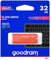 goodram USB-Speicherstick mit 32GB UME3 - USB 3.0 DatenSpeicherung Pen Drive - Lesegeschwindigkeit bis zu 60 MBs - Memory Stick - USB Flash Laufwerk mit Kunststoffgehäuse - Orange