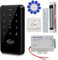 KDL RFID Card Door Access Control System Kit Waterproof IP68 Keypad Outdoor Use DC12V Power Transformer 180kg/350lbs Magnetic Lock Hold Force