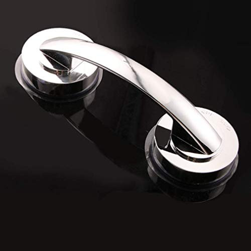 WaiMin Manija de puerta con ventosa, agarre de seguridad para bañera y ducha, tirador de ayuda, tirador de puerta de baño, tirador de puerta de cristal, pomo de mango, ventosa para muebles