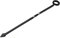 Fireplace Tools Poker Shovel Brush Tongs Fork Chestnut Roaster Black Cast Iron Fireside Companion Set (Poker)
