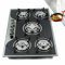 Gas Hobs 5 Burners Adjustable Stove LPG/NG convertible Built-in Gas Cooktop Tempered Glass Gas Stainless Steel Water Tray With Propane Conversion Kit