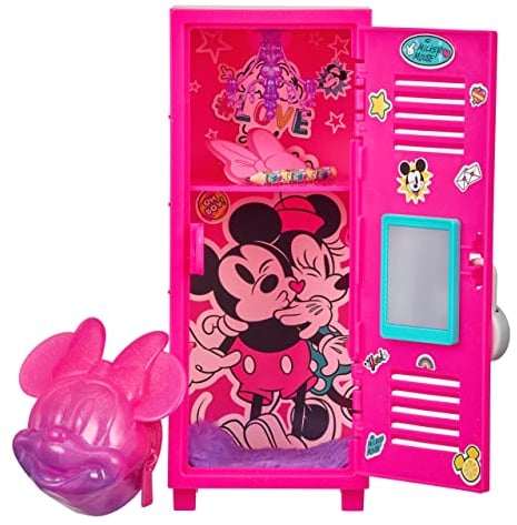Real Littles 25383 Disney-Minnie Mouse Exclusive Backpack. Customize Your Locker with 10 Surprises