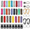 Paracord Seil 4mm Paracord 550, 26 Stück Nylonschnur für DIY Armband Lanyard Schlüsselbund Hundehalsband Hundeleine