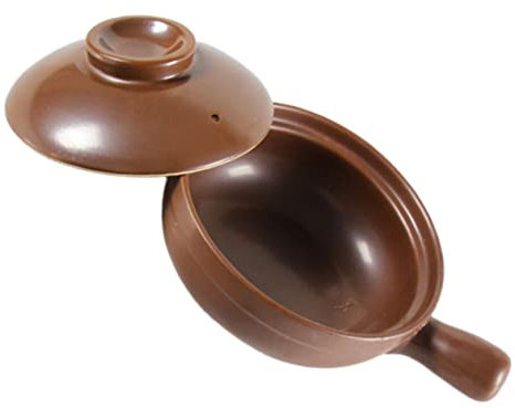 HEMOTON Kochtöpfe Aus Ton Koreanische Töpfe Zum Kochen Suppentopf Mit Deckel Tontopf Zum Kochen Keramikschüssel Keramik- Küchenauflauf Keramiktopf Küchenutensilien