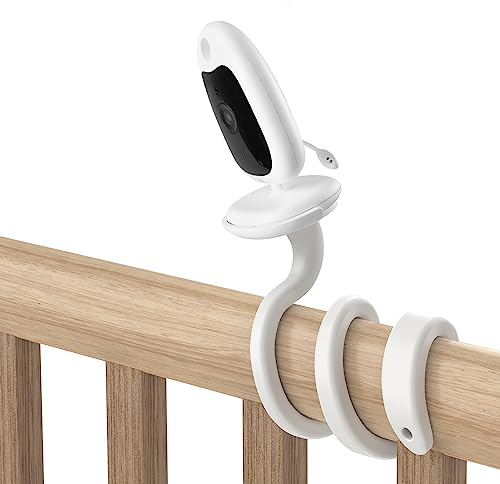 HOLACA Babyphone Halterung für BOIFUN Babyphone mit Kamera Tragbares Vox-Funktion Temperatursensor Nachtsicht-Video-Babyfon 2,4 Ghz, Flexibler Ständer Kompatibel mit BOIFUN VB610 (Flexibler Halter)