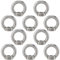 NAMYEUT 10 Stück Ringmutter Edelstahl M10, Augenmutter M10 Edelstahl Gewinde Ösenmutter Ringmuttern Augenmuttern Hardware Ringösen zum Schrauben, Hängen, Hebezubehör