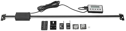 SUDEG Digitalanzeige Set,Digital readout kit Auslesewaage Digitalanzeige Wegsensor genaue digitale LCD-Skala Kit für Fräsmaschinen-Drehmaschinen,Genauigkeit: ±0,06 mm,0-500 mm