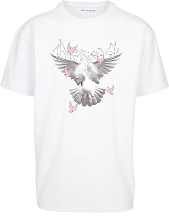 Mister Tee Doves Oversize Tee, White, S