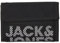 JACK & JONES Jacashford Portefeuille en Maille, Homme, Noir/détails : Vert islandais, Einheitsgröße