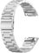 Generic Stainless Steel Wristband Replacement Business Band for Fitbit Charge 5/6 Activity Tracker (Silver, 6.5 inch - 8.1 inch)