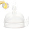 Embudo de cocina, embudo para líquidos, dispensador de líquido de boca ancha, 2 embudos transparentes para líquidos gruesos, utensilios de cocina para ingredientes secos y polvos Tileze