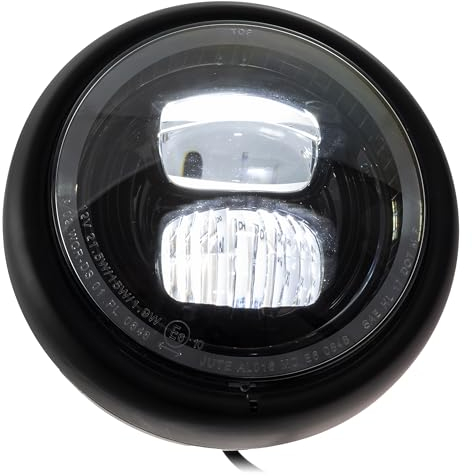 LED-Scheinwerfer Pearl 5-3/4 schwarz matt E-geprüft