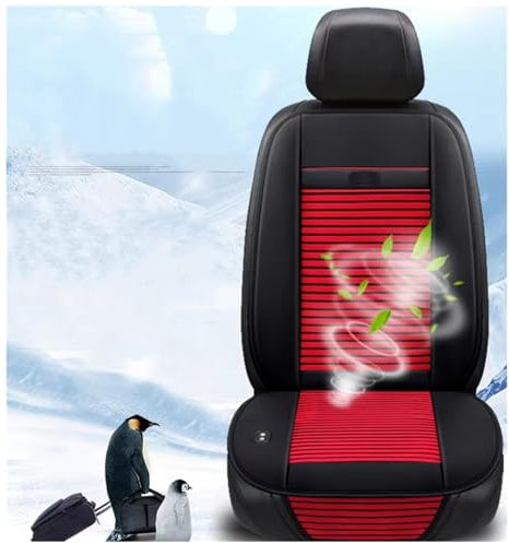 BesBet SitzküHlung Auto, mit 3 Fan 12V Universal 3 In 1 Massage Autositzauflage 12v, Sitzauflage komfortable PKW Sitzauflage