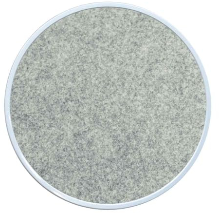 Eco Filzauflage geeignet für Kartell Componibili Container Nachttisch rund Unterlage (Cloud, 40cm)