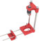 Guide de Perçage Portable, Fixation de Gabarit de Perçage de Précision pour Percer des Trous Coudés ou Droits, Fixation de Guide de Perçage Réglable, Outil de Guidage de Gabarit