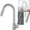 VICTOVA Grifo de Cocina Extraíble de Acero Inoxidable - Diseño Versátil y Duradero para tu Fregadero de Cocina (plateado cepillado)