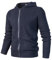 Harbrosrce Cardigan con Cappuccio da Uomo Invernale Lavorato a Maglia con Cerniera Intera Giacca Maglione Felpe Classico Autunno Calda Lunga Pullover Sweater
