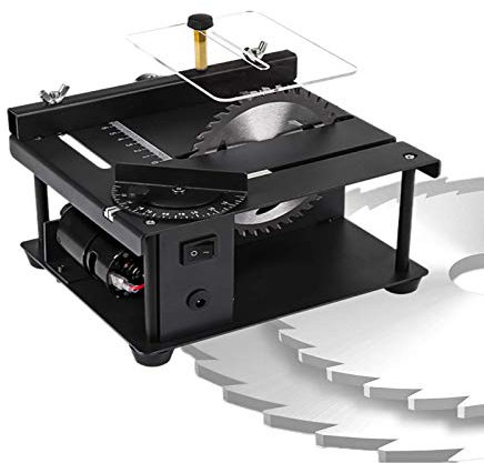 HBALDTEDC Banco Sega da banco per Tagli angolari, Sega da Tavolo di precisione, Utensili rotanti elettrici con Sega Multifunzione, 0 90°
