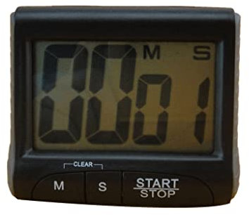 WZYYCV Digitaler Küchenwecker Timer Großes LCD-Display Magnetische Rückseite Mit Ständer Geeignet Zum Kochen Backen Kurzzeitmesser