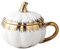 Taza en forma de calabaza, taza de calabaza - Linda taza de cerámica de Acción de Gracias,Taza en forma de calabaza con tapa y cuchara, taza de café sopera para beber en casa
