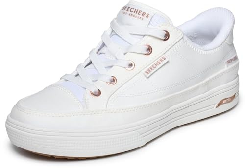 Skechers Damen Arch Fit Arcade See Ya There Turnschuhe, White, 39 EU