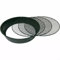 Garden Sieve Set with 3 Interchangeable Mesh Sizes (12mm 9mm 6mm) Metal Soil Sifter Screen Frame with Shovel and Rake for Composting Yard Waste Gardening Tool Green 37cm