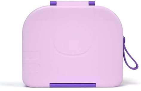 Pick Box - Fiambrera de 3 compartimentos con termo para alimentos (morado)