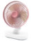 Tischventilator sehr Leise, 16,5CM Klein Ventilator, Auto Oszillierend, 4 Geschwindigkeiten, Starkem Luftstrom, 15 Std. Laufzeit, 4000 mAh Akku Ventilator USB Tragbar für Zuhause Büro Camping Outdoor