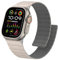 Anlinser Magnetbänder Kompatibel mit Apple Watch Armband 49mm 46mm 45mm 44mm 42mm, Doppelseitiges Wendbares Ersatzband für iWatch Ultra 2 Serie 10/9/8/7/6-1 SE (Beige/Grau)