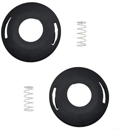 Tapa de cabezal de recortadora con resorte para FS55 FS76 para FS80 para FS100 FS85 FS120, conjunto de perilla de desbrozadora de plástico resistente, kit de reparación de herramientas de jardín al