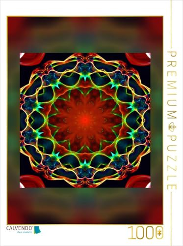 CALVENDO Puzzle Mandala - Liebesglück | 1000 Teile Lege-Größe 48 x 64 cm Foto-Puzzle für glückliche Stunden