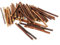 ULTNICE Holz Sticks 100pcs 10CM langes 0.5-0.8CM Stäbe im Durchmesser für DIY Handwerk(hölzerne Farbe)