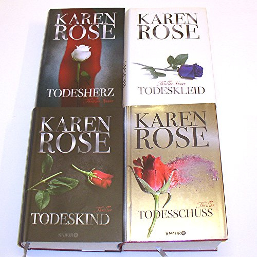 Karen Rose - Baltimore-Reihe 1-4 komplett (Todesherz - Todeskleid - Todeskind - Todesschuss) 1,2,3,4