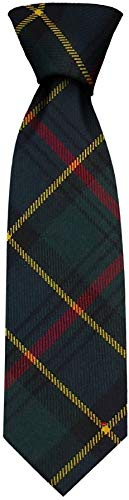 I LUV LTD Gents Neck Tie Ogilvie Hunting Modern Tartan Lightweight Scottish Clan Tie
