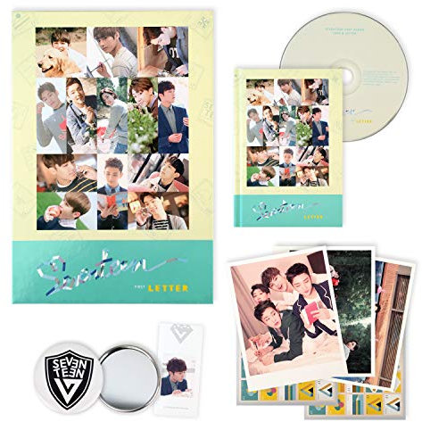 SEVENTEEN 1st Album - LOVE & LETTER [ Letter ver. ] CD + Photobook + Sticker + Photocard + Postcard + FREE GIFT / K-POP Sealed