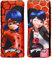 Ladybug Miraculous 1 Satz mit 2 Mini-Pads für den Kindersitz oder den Sicherheitsgurt.