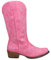 ROPER Stivali casual Riley punta rotonda da donna, con tacco basso, altezza a metà polpaccio, 2,5-5,1 cm - nero, Rosa, 40 EU