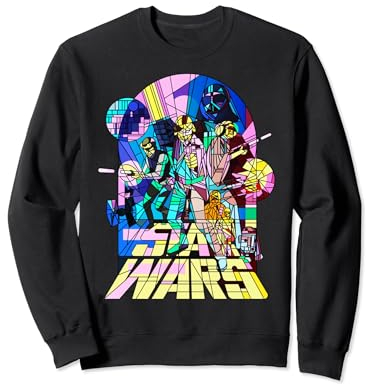 Star Wars Stained Glass Group Shot Sweatshirt