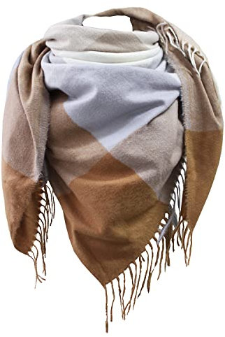 Glamexx24 XXL Kuschelige, Warme und Wunderschöne Damen Poncho Schal Mit Verschiedenen Muster