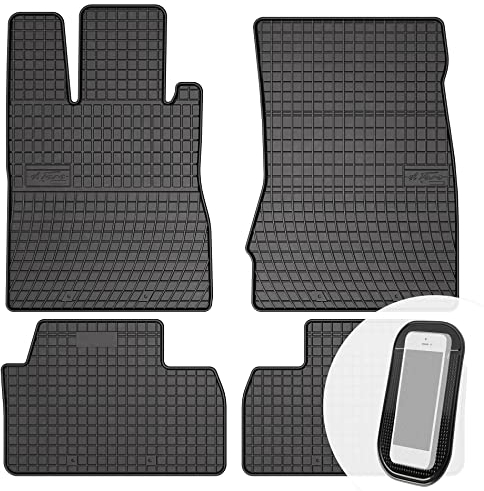 moto-MOLTICO Gummimatten Auto, 4-teiliges Set, Allwetter Gummi Fußmatten, Antirutsch & Wasserfest Autoteppiche - passend für Mercedes-Benz S-Klasse W220 1998-2005