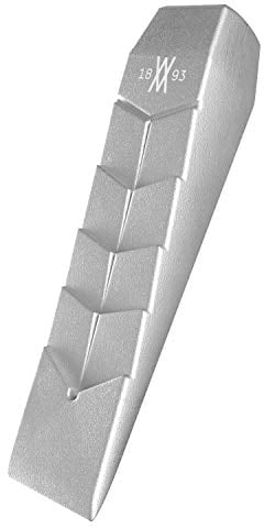 WIESEMANN 1893 Cuneo per abbattimento in Alluminio da 890 Grammi Altezza Corsa 50 mm I Cuneo in Alluminio Massiccio I Adatto all’Uso con Motosega I 81413