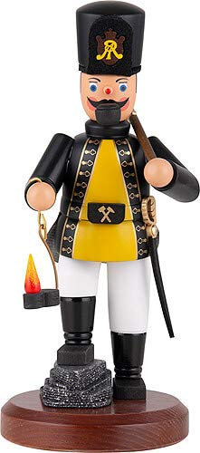 HoDreWa Legler Räuchermännchen Bergmann mit Licht - 23 cm