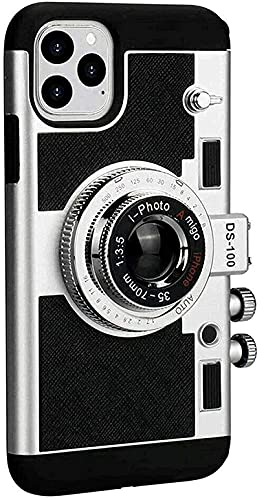 YUESUO Neue Emily in Paris Handyhülle Vintage Kamera, FüriPhone11PROMAX Schwarz