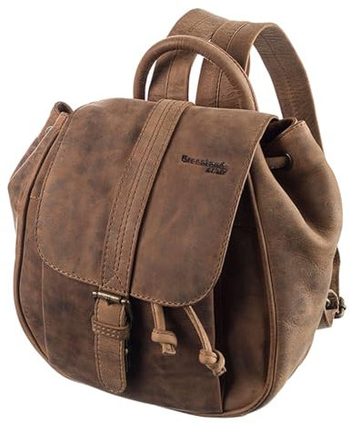 Greenland Nature Montenegro City Rucksack RFID Leder 25 cm