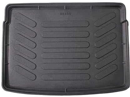 Trimak Passgenau 3D Kofferraumwanne Kompatibel mit Volkswagen Golf 6 2008-2012 Kofferraummatte Schutzmatte Auto Zubehör Antirutschmatte Kantenschutz TPE Gummi Dauerhaft Schwarz