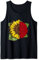 Sunflower Mixed Roses T-Shirt Geschenk Damen Tank Top