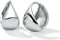 HUGE TOMATO Chunky Gold Hoop Ohrringe Silber für Frauen - Minimalistischer Schmuck Geschenk (Sliver Glossy)