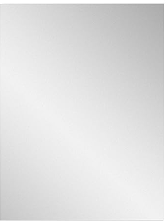 Newroom Spiegel v2 weiß Spiegelfront Schminkspiegel Modern Elegant - 55x71x2 cm (BxHxT) - Frisierspiegel Wandspiegel Badezimmermöbel - [Prenix.Five] Flur Diele